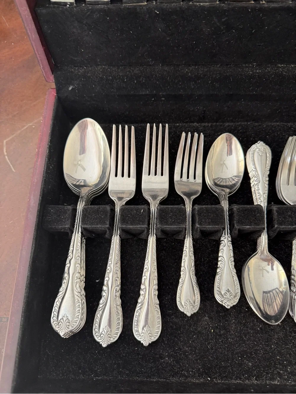 Bowring silver plated cutlery set